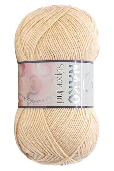 NAKO 5 Pieces Super Pearl Hand Knitting Yarn 219 Camel Hair