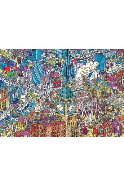Trefl Puzzle Trefl UFT Eye Spy, Londra, 1000 piese