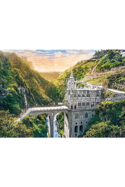 Trefl Puzzle Las Lajas Sanctuary Colombia, Cardboard, 1000 pieces