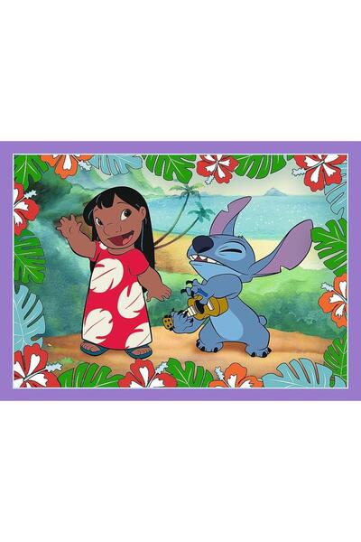 Trefl Trefl 4 v 1 puzzle, Disney Stitch, Kouzelný den