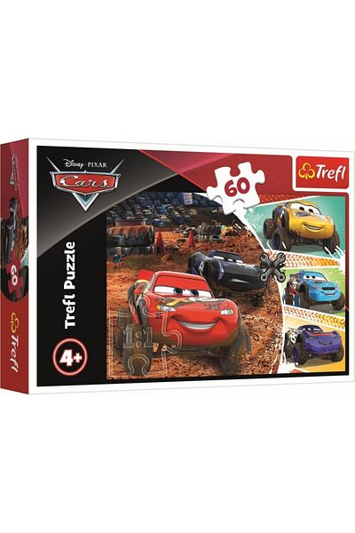 Trefl Trefl Puzzle Lightning Mcqueen with friends, 60 pieces