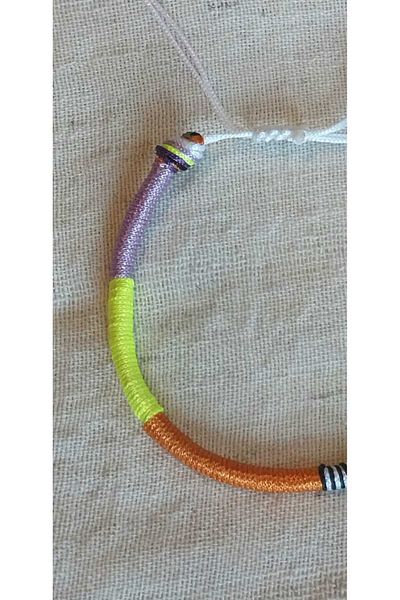 Huayen Atelier Viva Multicolored Wrap Rope Anklet