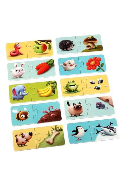 CUBIKA Puzzle Cubika My Food, 20 piese