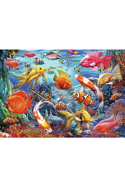 Trefl Puzzle Trefl - Forme Ascunse, Viata Subacvatica, 1000 piese