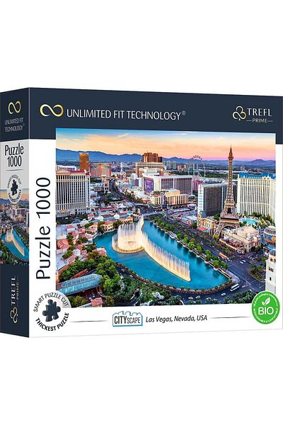 Trefl Puzzle Trefl Prime UFT City Scape, Las Vegas, Nevada, USA, 1000 piese