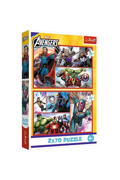 Trefl Trefl 2 x 70 piece children's puzzle - Become a hero with Marvel