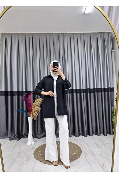 Butik قميص من قماش جوفري