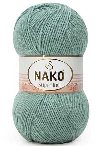 NAKO Πλεκτό νήμα χειρός Super Pearl 11537 Παστέλ Πράσινο