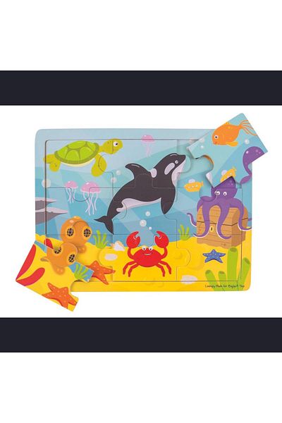 BigJigs BigJigs BJ220 Puzzle, Aquatic World
