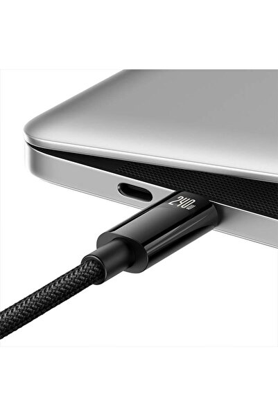Baseus Cablu Baseus Tungsten Gold, USB Type-C, 240W, 3m (Negru)