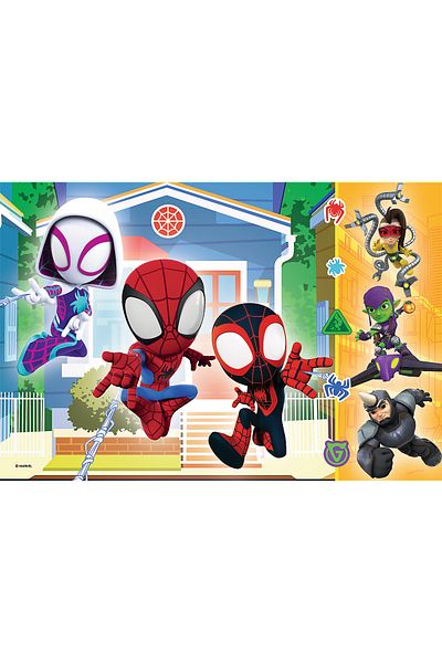 Trefl Trefl Spiderman Puzzle, Spidey's World, 60 pieces