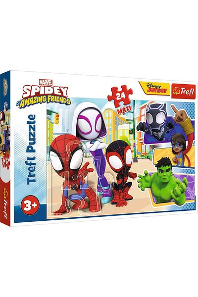 Trefl Trefl Maxi Puzzle Spidey and his extraordinary friends, 24 pieces