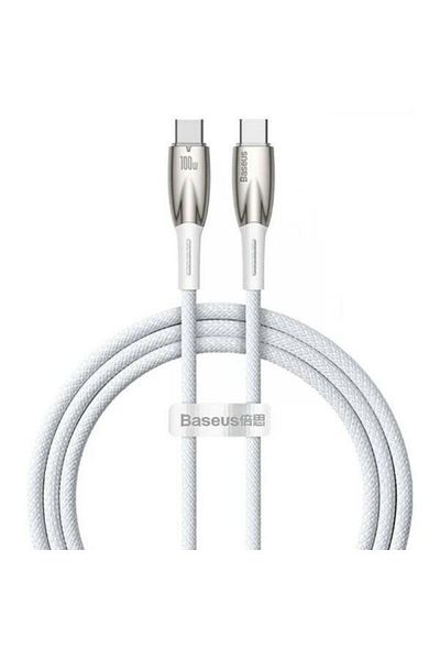 Baseus Cablu de date Baseus Glimmer, USB-C - USB-C, 1m, 100W
