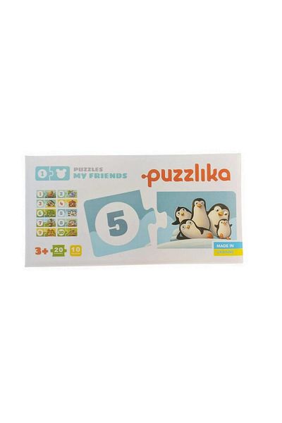 CUBIKA Cubika Puzzle - Let's Count Our Friends, 20 pieces