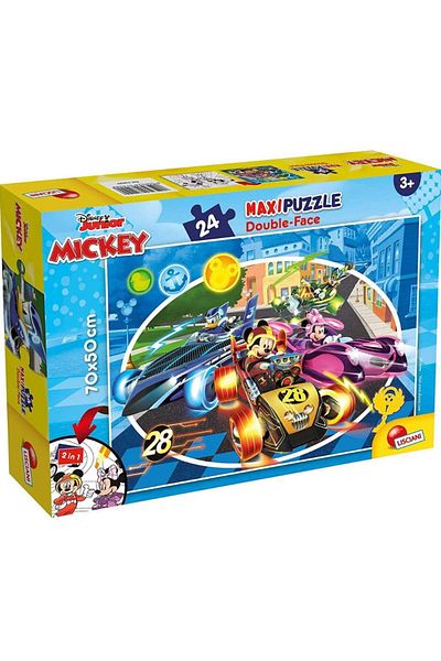 Lisciani Lisciani Mickey in the Race Coloring Puzzle L74099, 3+ years, 24 Pieces (Multicolor)