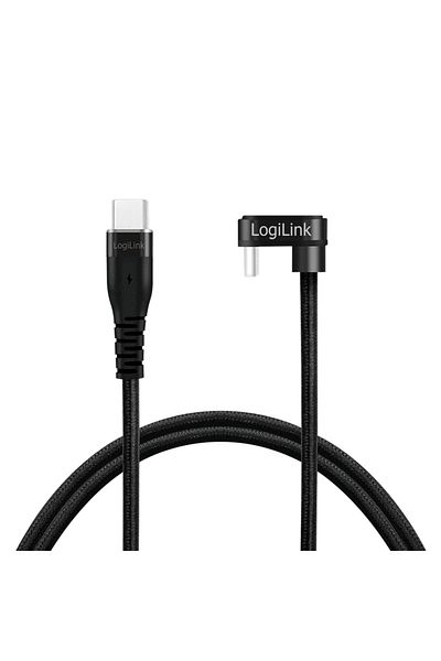 LogiLink LOGILINK power and data cable, for smartphone, USB 2.0, 3m, Black
