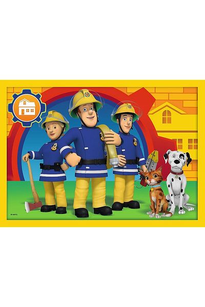 Trefl Trefl 4 in 1 Puzzle - Fireman Sam, 12/15/20/24 pieces