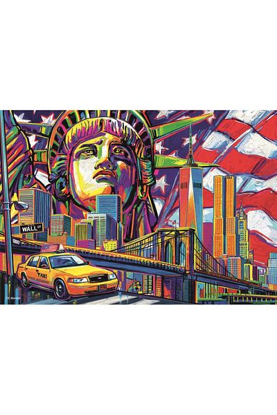 Trefl Puzzle Trefl 1000 piese - Culorile New York-ului