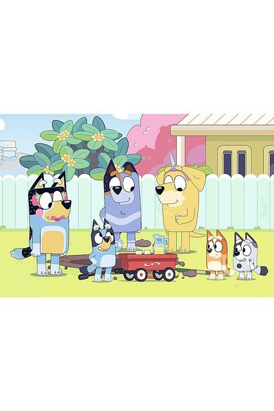 Trefl Trefl Puzzle - Bluey's Wonderful World, 100 pieces