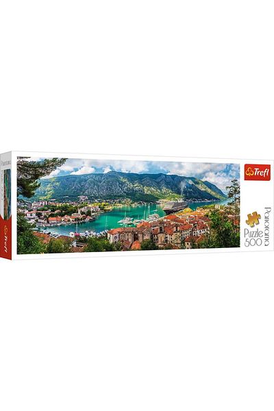 Trefl Trefl Puzzle Panorama of the city of Kotor Montenegro, 500 pieces