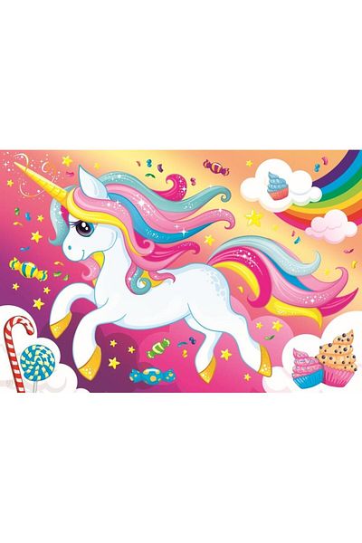 Trefl Trefl Puzzle Beautiful Unicorn, 100 pieces