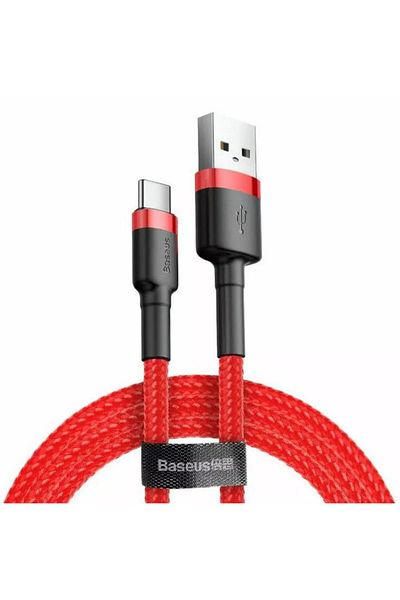 Baseus Baseus Coffee data cable, USB to USB-C, Quick Charge, 2A, 2m (Red)