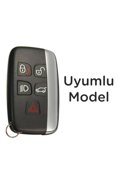 Mavi Keys Range Rover Land Rover Smart 2012 și mai târziu Husă de protecție pentru chei din piele cu 5 butoane, maro