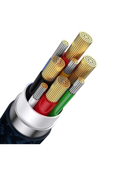 Baseus Baseus Flash Series II 3 in 1 charging and data transfer cable, 100W, 1.2m, Blue