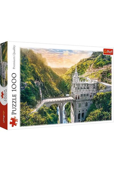 Trefl Puzzle Las Lajas Sanctuary Colombia, Cardboard, 1000 pieces
