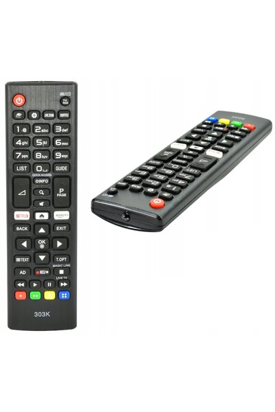 Bogadini Universal Remote Control For Lg Lcd/led 303k, Plug & Play, Compatible, Black