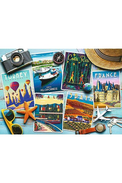 Trefl Trefl Postcards Puzzle, 1000 pieces