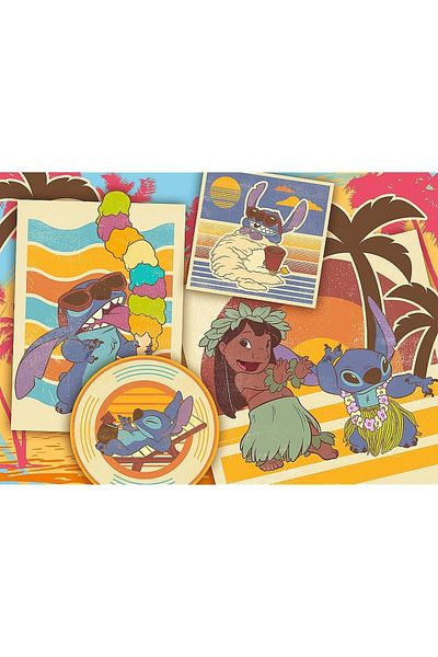 Trefl Trefl Puzzle, Disney Stitch, At the Beach with Lilo and Stitch, 200 pieces