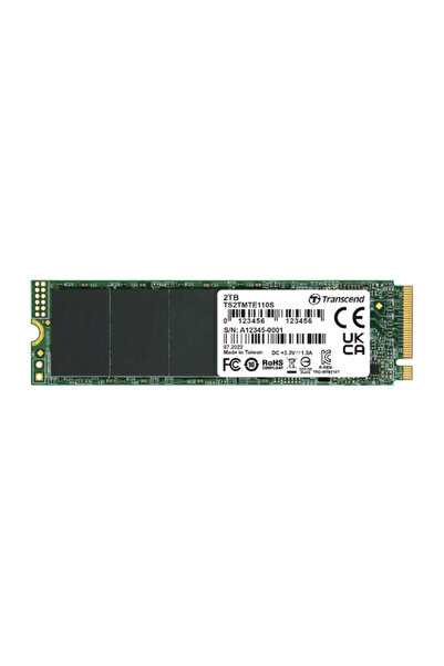Transcend SSD Transcend M.2 MTE110S, 2TB, M.2 2280, PCIe Gen3 x4 NVMe