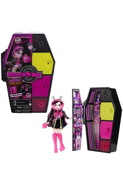 MONSTER HIGH Monster High Neon Frights doll, Draculaura