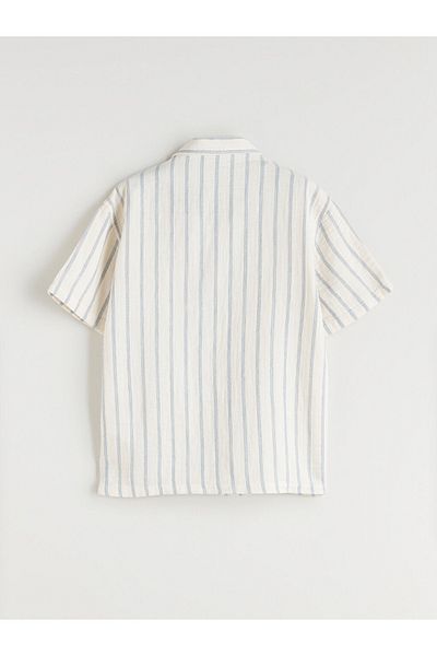 LC Waikiki Comfortable Fit 100% Cotton Stylish and Elegant Boys Short Sleeve Shirt
