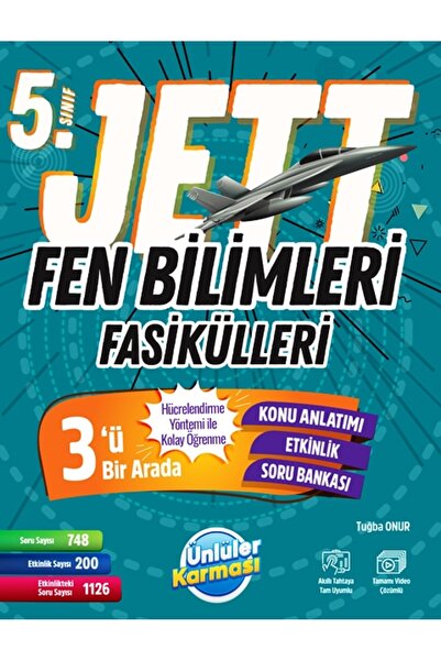 Ünlüler Karması Yayınları 5. Sınıf Jett Fen Bilimleri Fasikülleri