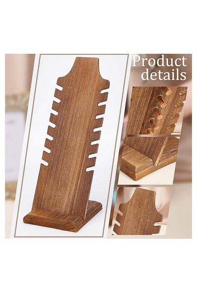 Buççin Jewelry Stand Wooden Accessory Jewelry Stand Luxury Jewelry Stand
