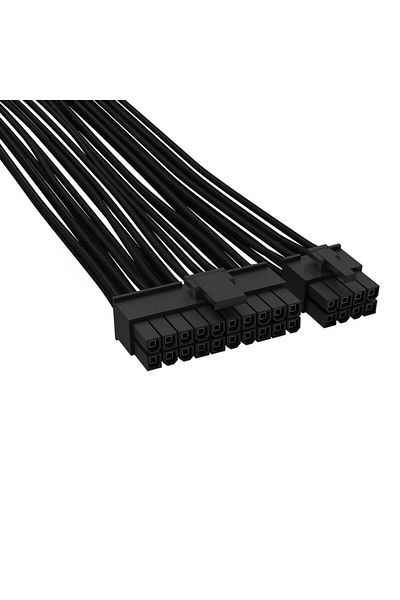 Be Quiet! Motherboard power cable be quiet! CB-6620, BC080, sleeved, black, 24-pin