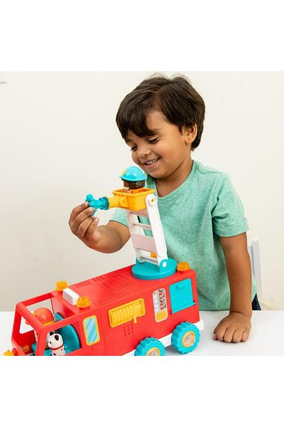 Educational Insights Set Bormasina Magica, Camionul pompierilor 44 piese Educational Insights