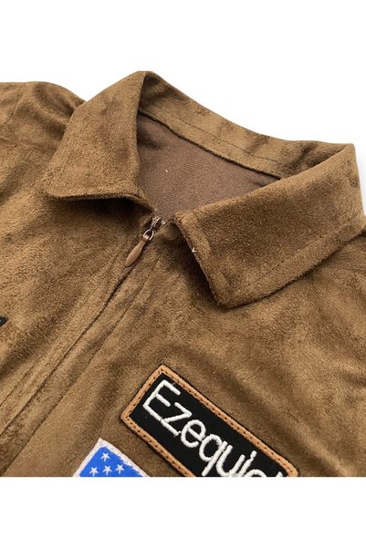 Mum Design Gifts Brown Pilot Costume with Shorts