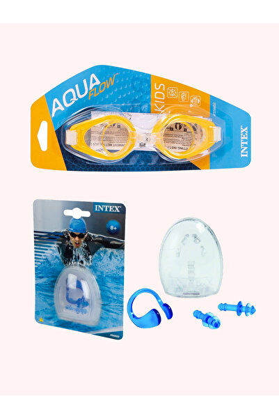 Genel Markalar Çocuklar İçin 2'li Yüzücü Gözlüğü, Kulak Tıkacı ve Burun Klips...