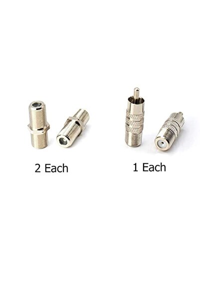 Bogadini Coaxial TV Cable 20 M, F Type Connectors, For Digital Signal, White