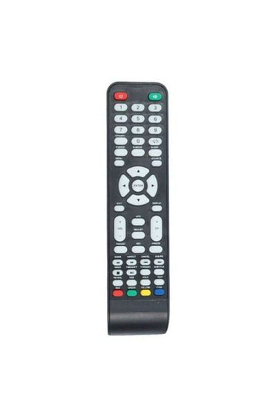 Bogadini Universal Remote Control Compatible with Vortex LED TV, Plug & Play, Black