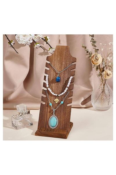 Buççin Jewelry Stand Wooden Accessory Jewelry Stand Luxury Jewelry Stand