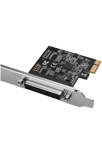 Axagon PCI-Express (pci-e) card adapter to 1 x DB25 Serial Port