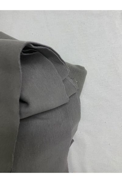 Yiğit Kumaş Ribana Fabric, Piece 45X180 cm Gray Color