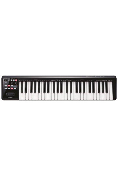 ROLAND وحدة تحكم لوحة مفاتيح MIDI A-49 - 49 مفتاحًا، خفيفة الوزن ومزوّدة بمنف...