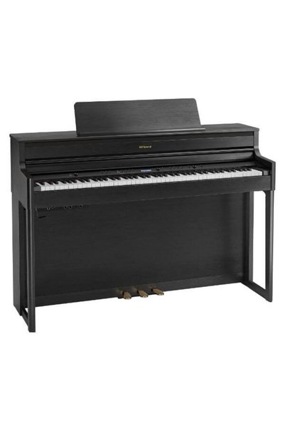 ROLAND بيانو رقمي HP704 باللون الأسود الفحمي