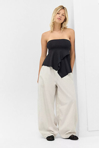 MAXLEVEL MODA ΑΣΥΜΜΕΤΡΙΚΗ ΜΠΛΟΥΖΑ ΛΑΖΑΡΙΚΟ ΛΑΖΑΡΙΚΟ ΜΕ ΜΠΡΟΣΤΙΝΟ ΜΕΡΟΣ