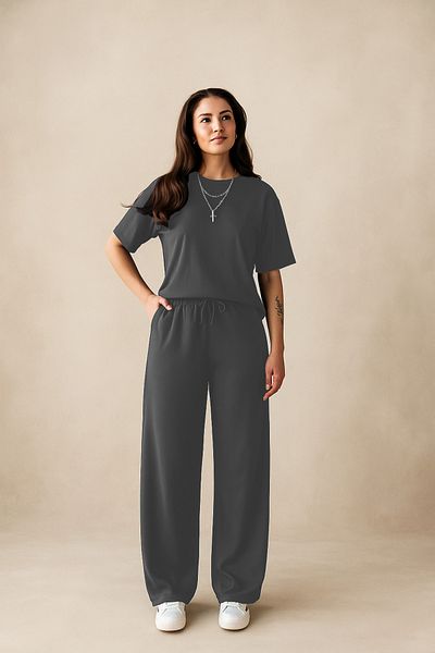 BARLİZ Women's Sports and Casual Stylish Comfortable Slim Bottom Top Set